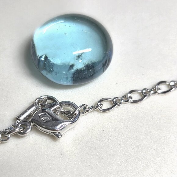 💞💞💞Authentic Swarovski Flirt Necklace Clear Crystal Paved Ball Pendent 💗💖 - Picture 3 of 7